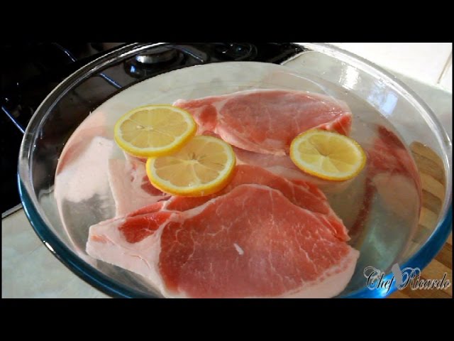 How To Wash Your Pork Meat At Home | Recipes By Chef Ricardo | Chef Ricardo Cooking