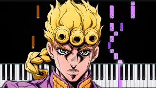 How To Play Giornos Theme Best Part On Piano