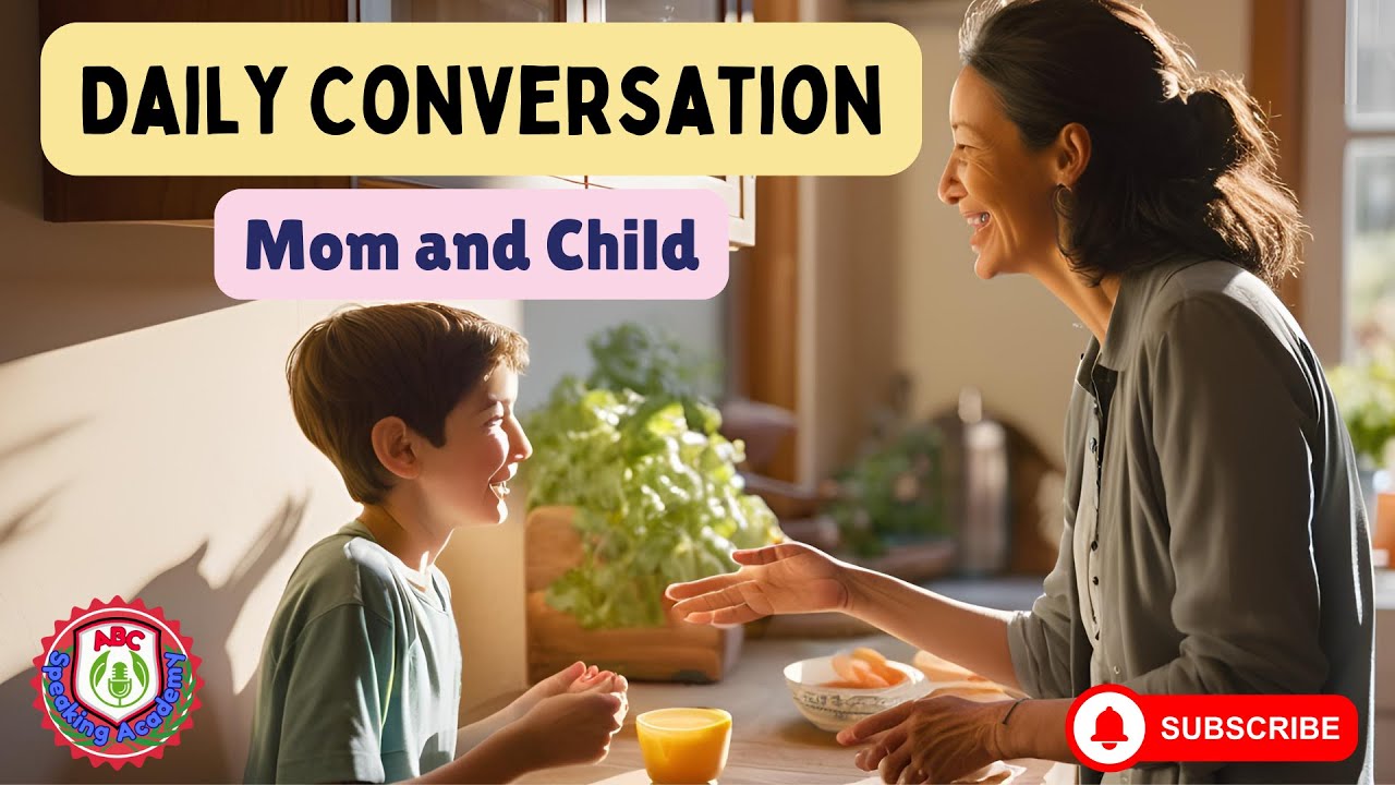 Improve your Child's English | Conversation between Mom and Child |Speaking Practice
