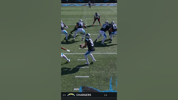 Bryce young breaks a sack and delivers strike to Adam Thielen