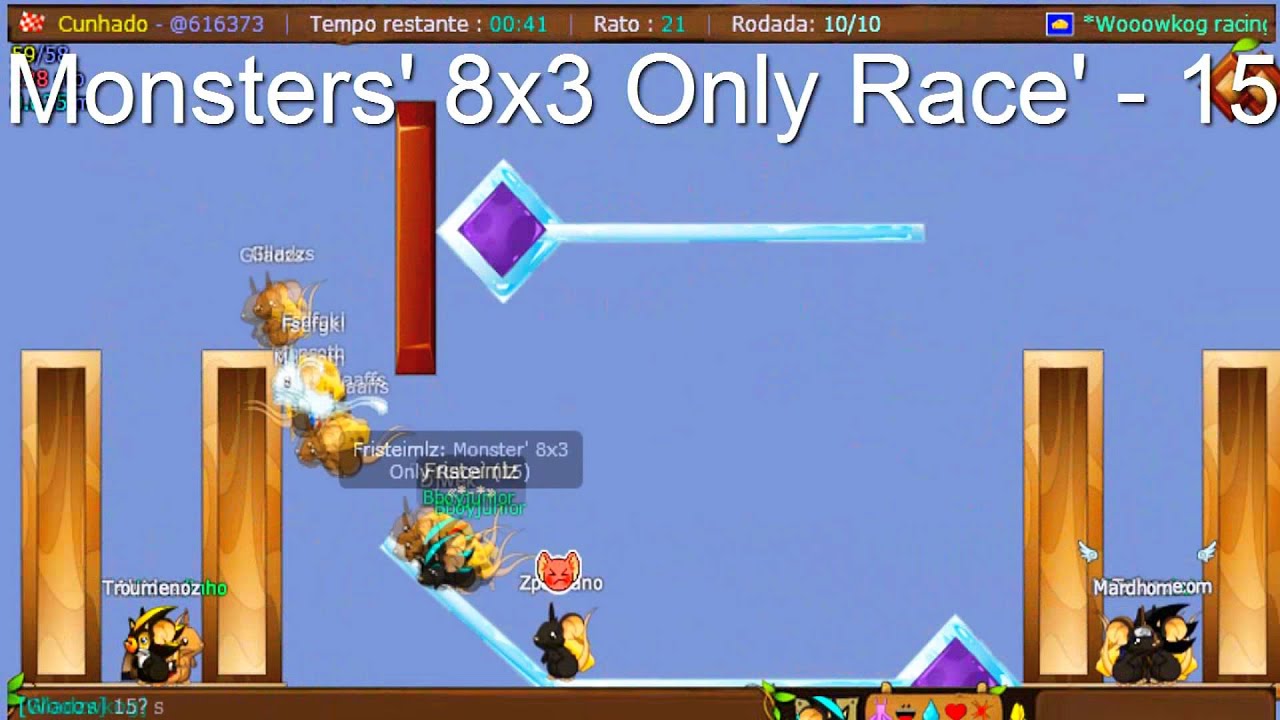 Transformice x1 de tribos : Monsters' x Only Race'