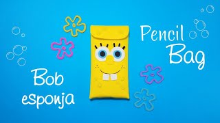 Bob esponja pencil bag /Bolsa para lápices de Bob esponja