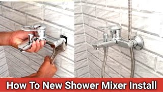 Bath Mixer Installation And Shower Mixer Fixing And Unboxing