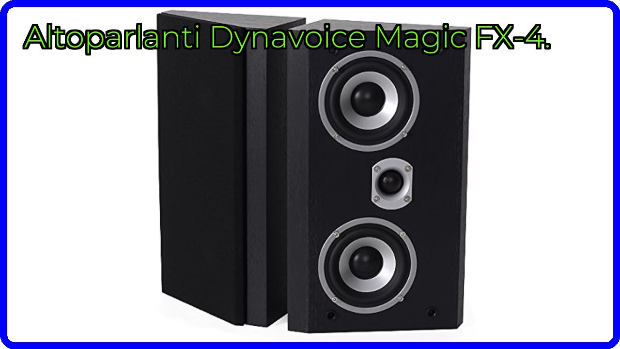 Dynavoice Magic C-4 Altoparlante Centrale 2 Vie, Bianco - Per Impianti Home Theatre E Stereo - Foto 5