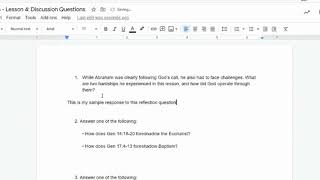 Fully-Online Class Tutorial: How to Do Written Reflection Questions & Receive Teacher Comments Back