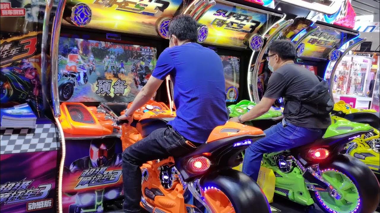 Super Bikes 3 Motorcycle Racing Arcade Game Machine Motion Version