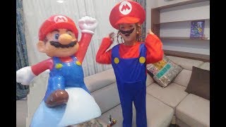 MARİO KOSTÜM ve ÇOK KEYİFLİ YARIŞMA, Eğlenceli çocuk videosu