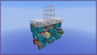 [Tutorial] Extremely Tiny 2x2 Glass Hipster Door! [Works in 1.8 - 1.12+]