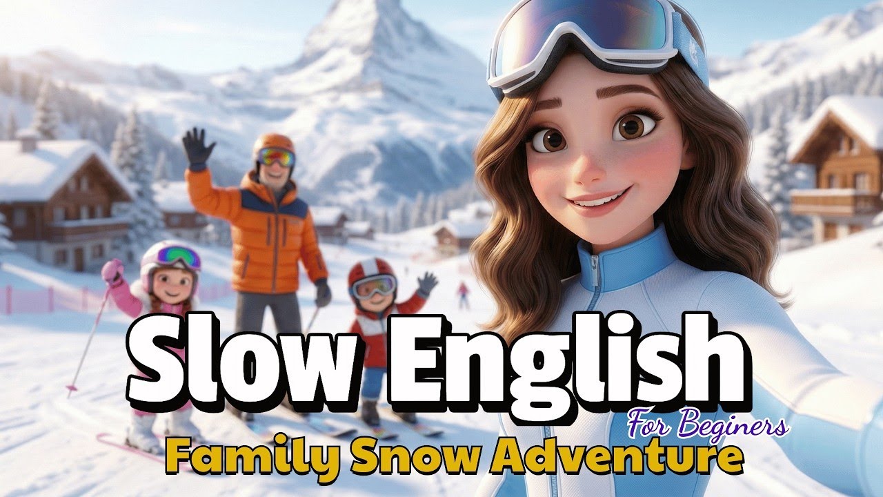 Family Travels to the Alps | Easy English Listening Practice (A2 Level)