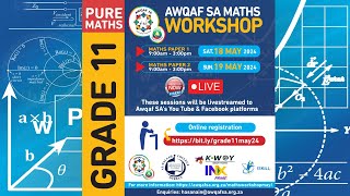 Awqaf SA Grade 11 Maths Workshop - Paper 1