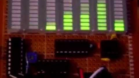 LOGIC driven 7 band Spectrum Analyzer - NO microcontroller