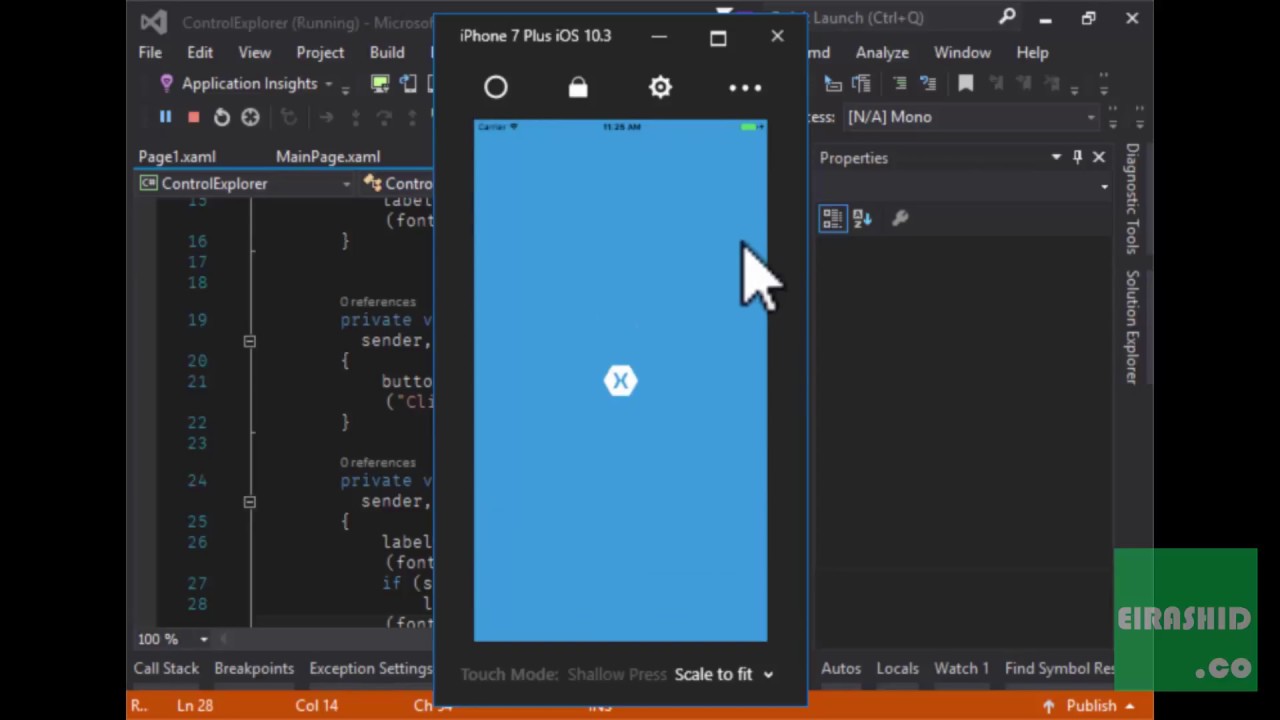 Using Effects in Xamarin Forms 2 and 3 Arabic عربي - YouTube