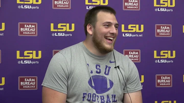 LSU OL Garrett Dellinger talks about working at Ce...