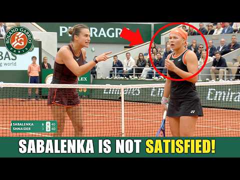 Video UNBELIEVABLE! Aryna Sabalenka Lost 10 Games Against Shnaider In A Row At The French Open 2026