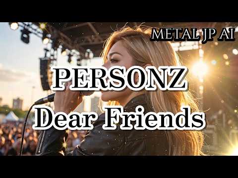 PERSONZ【Dear Friends】AIメタル女子がカバーした　AI cover J-Rock