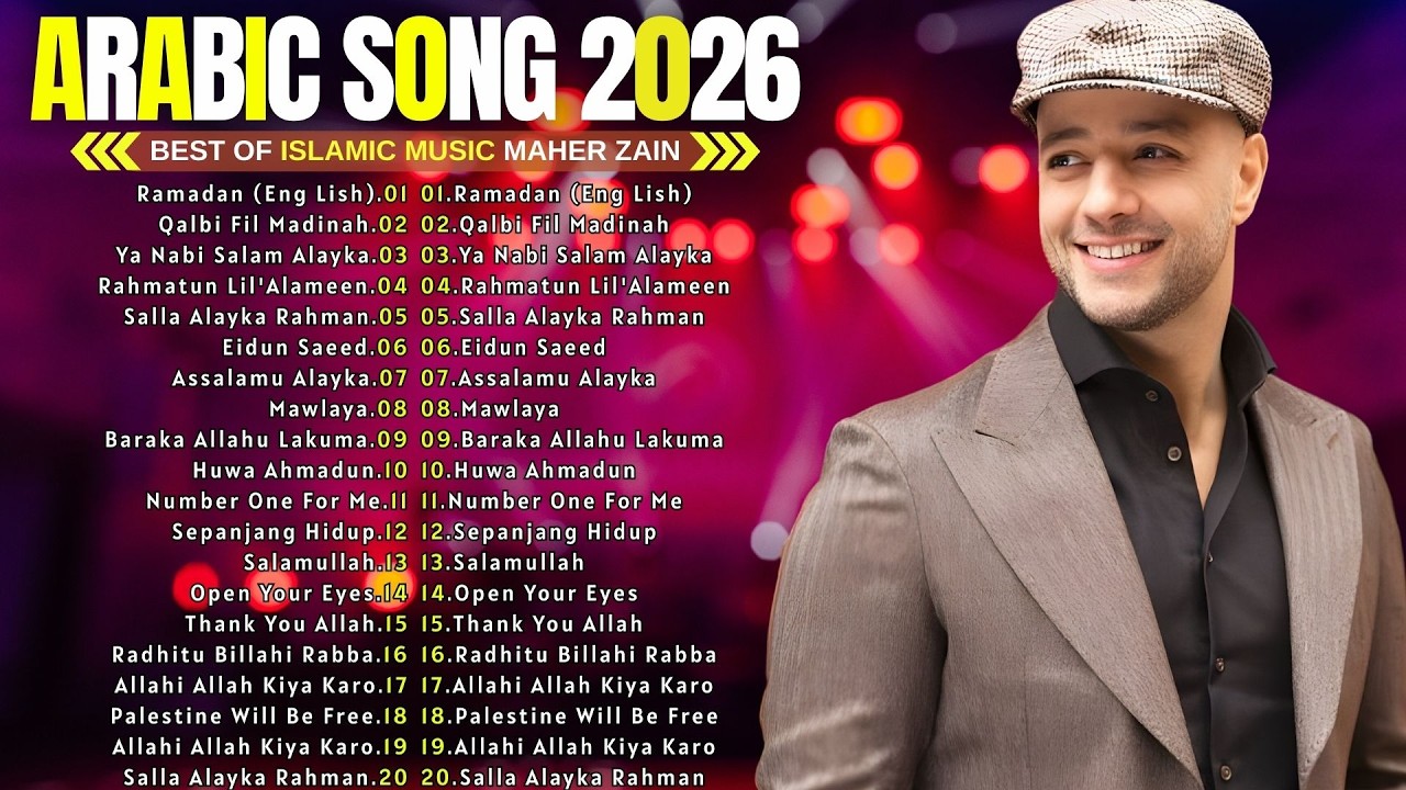 Maher Zain Full Playlist 🤍 Ramadan 🎀 Habibi Yaa Muhammad 🌷 Sholawat Nabi Merdu 2026