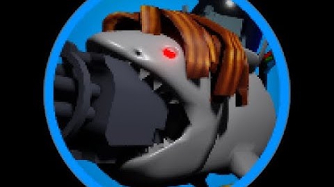 Savage shark defeated on mega noob simulator[roblox]