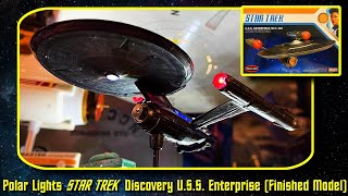 Polar Lights STAR TREK Discovery 1:2500 Scale U.S.S. Enterprise NCC-1701 (Finished Model)
