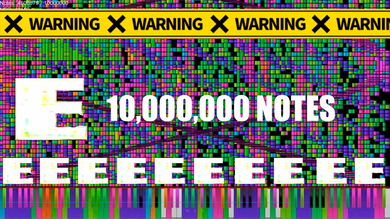 RUSH E With 10,000,000 Notes Part 2 (Embers Midi Blacker's Version)