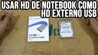 Como transformar HD de notebook em HD externo USB - VDTI