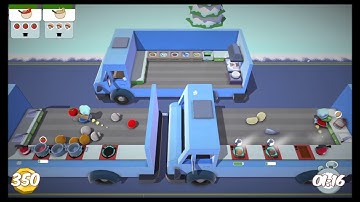 [Overcooked: Level 3-3] 2-Player OUTDATED World Record Score: 552