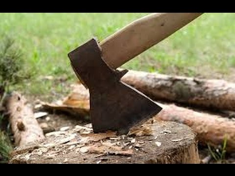Chopping wood sound effect fire logs