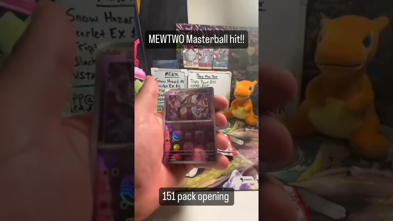 Mewtwo is the man and I love these masterball hits!! 
