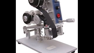 Manual Electric Ribbon Coding Machine For Batch Number Date Printing System