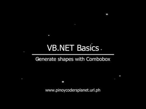 VB.NET Basics: Generate shapes with Combobox
