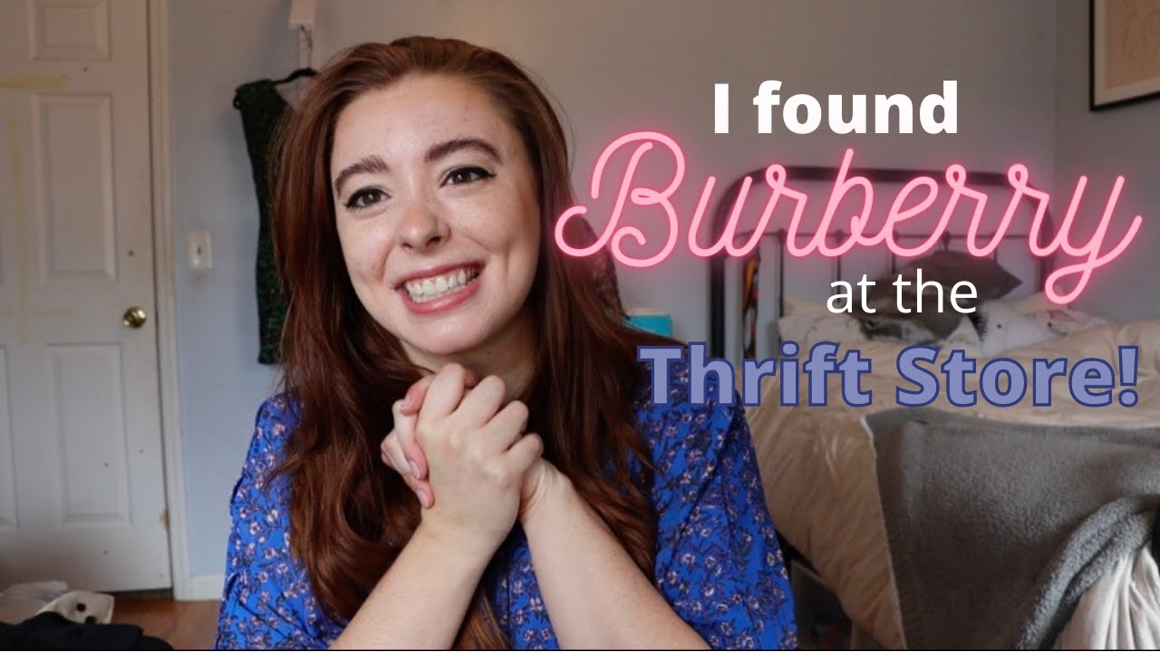 THRIFT HAUL - I FOUND BURBERRY AT GOODWILL AGAIN!