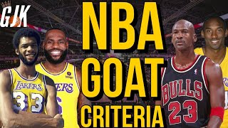 The NBA GOAT Criteria screenshot 5
