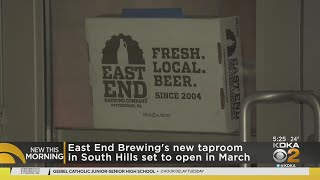 East End Brewing's new taproom in the South Hills set to open in March Actualización