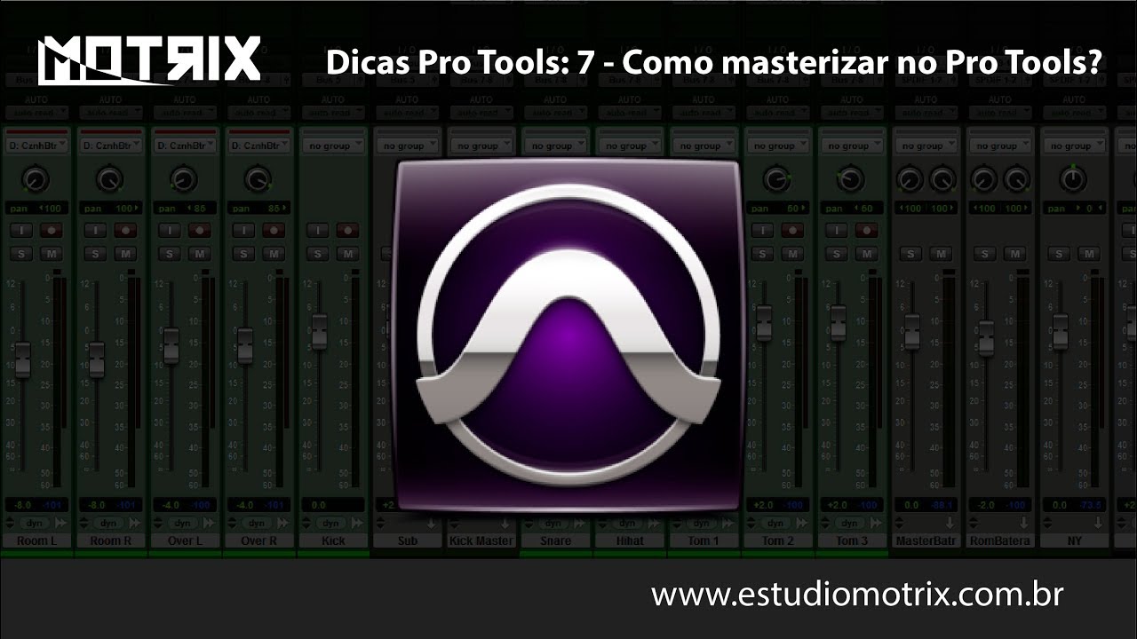 Dicas Pro Tools 7 - Como Masterizar no Pro Tools? - YouTube