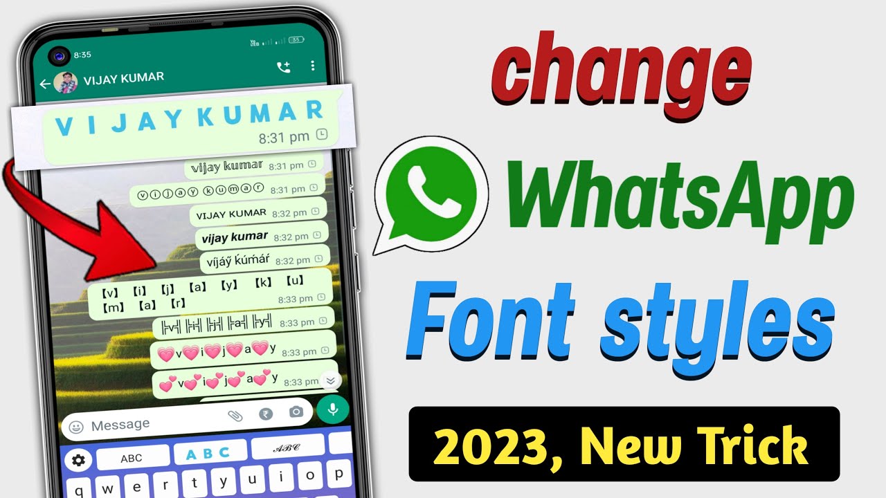 whatsapp-font-change-whatsapp-font-style-kaise-change-kare-whatsapp