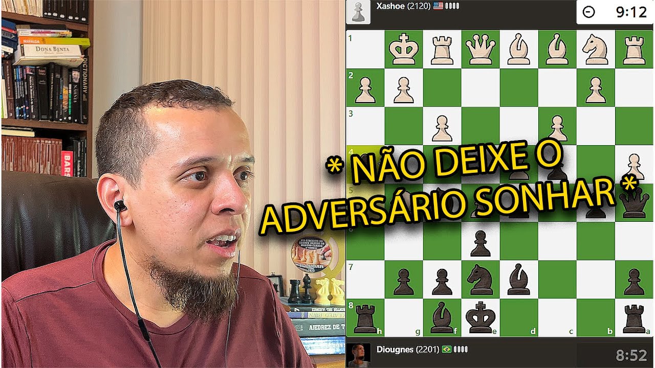 ELE TINHA UM PEÃO A MAIS, SÓ QUE NÃO BUSCOU A SIMPLIFICAÇÃO | PARTIDA COMENTADA - 10 MINUTOS