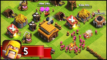 Clash of Clans - Gameplay Walkthrough Part 5 (android,ios)