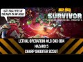 Lethal Operation # LS-343-084 Haz 5 Sharp Shooter Scout - DRG: Survivor