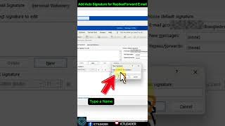 Auto signature for Replies/Forward E Mail #outlook #technology #automatic #emailmanagement