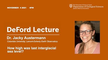 Jacky Austermann | How high was the last interglacial sea level?