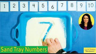 Sand Tray Number Formation 1-10 - Fun Preschool Math Activity
