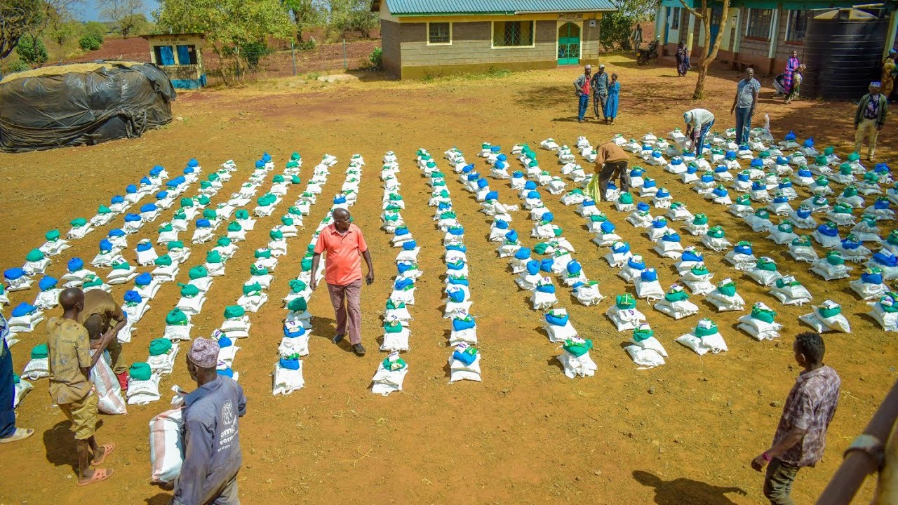 Hope in the Time of Drought: 4,200 Families Receive Food Support in Saku 