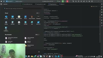 Pengambilan Data Dinamis Pada menu Pengumuman dan Materi