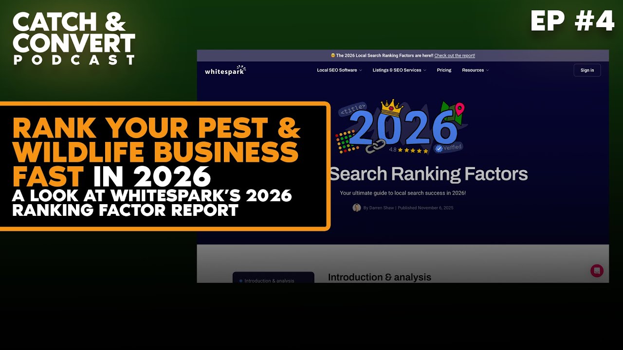 Do THIS to Grow Your Pest Control or Wildlife Removal Business in 2026 ...