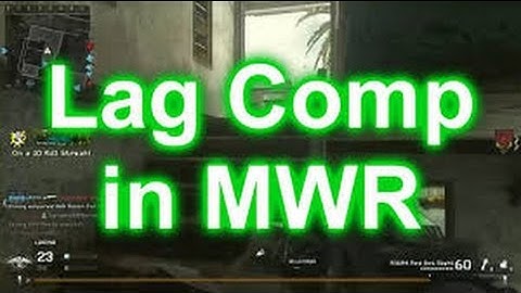 COD MWR - call of duty Modern Warfare Remastered lag comp ***PS4***