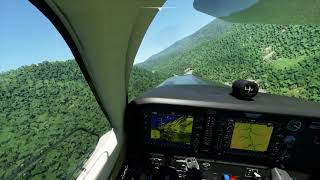 MS Flight Simulator 2020 - Landing at Emo Mission - Papua New Guinea