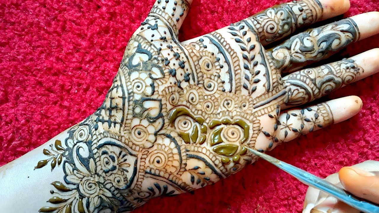 Ramadan special mehndi design | Front hand mehndi designs | Simple mehndi design | trending 