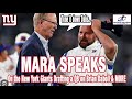 New york giants john mara speaks gives thoughts or drafting a qb and on hc brian daboll