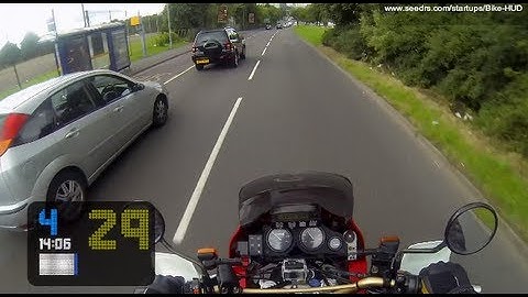 Bike HUD - motorcycle heads-up display investor video