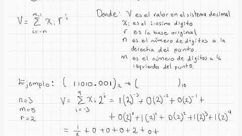Sistemas numéricos posicionales (Parte 2) – Convertir desde cualquier base hacia el sistema decimal