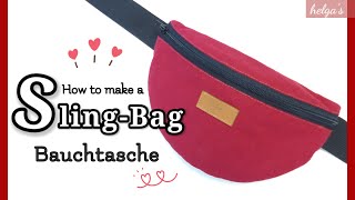 Sling bag/Bauchtasche einfach selber nähen